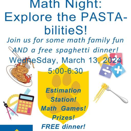 Westminster Math Night - Explore the PASTAbilities!