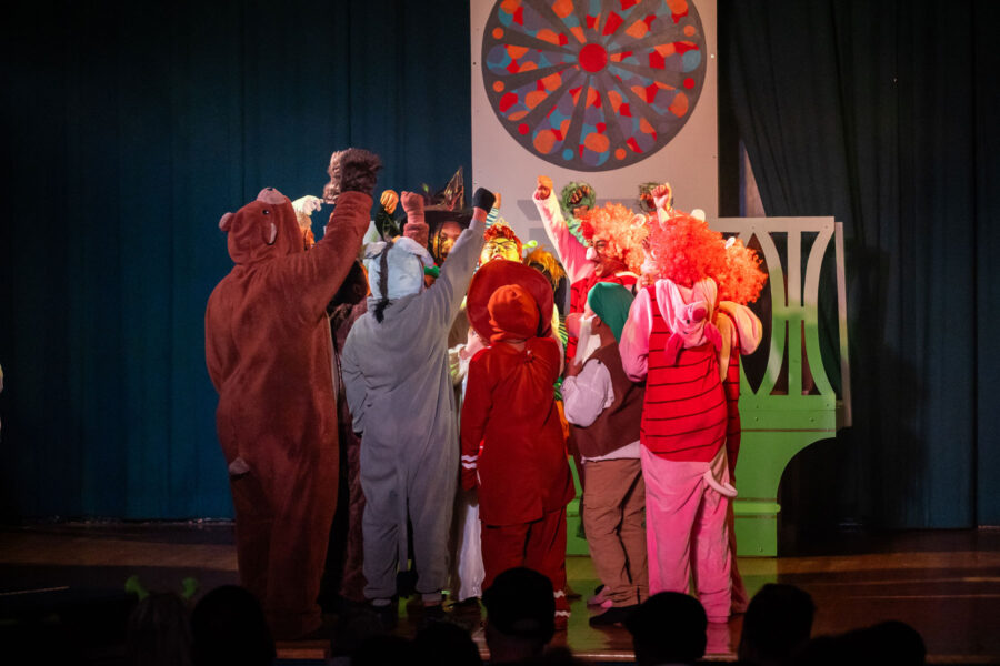 Shrek the Musical performance at Westminster