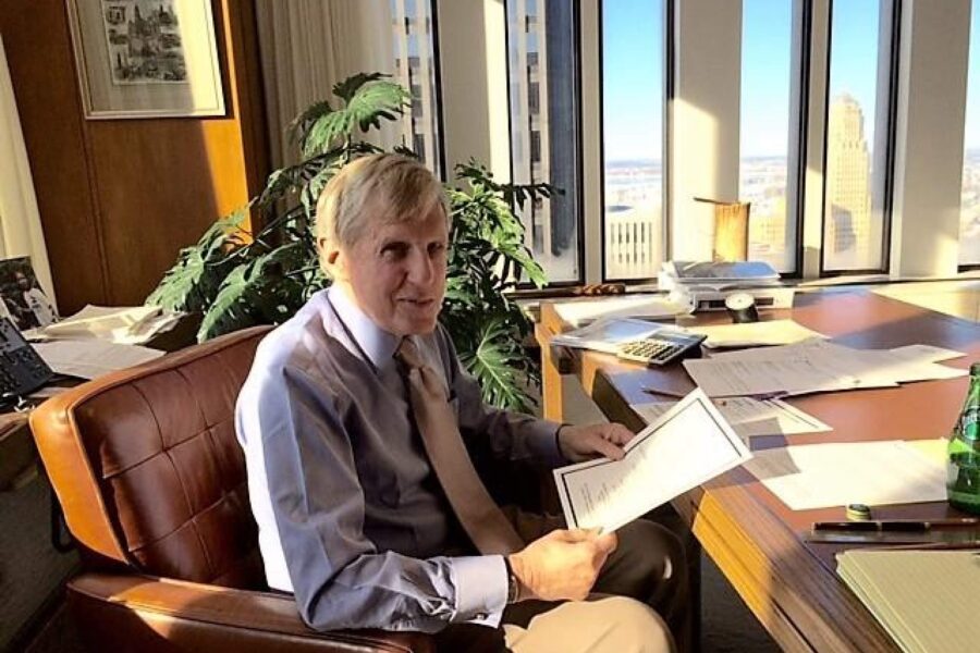 Robert Wilmers in his office