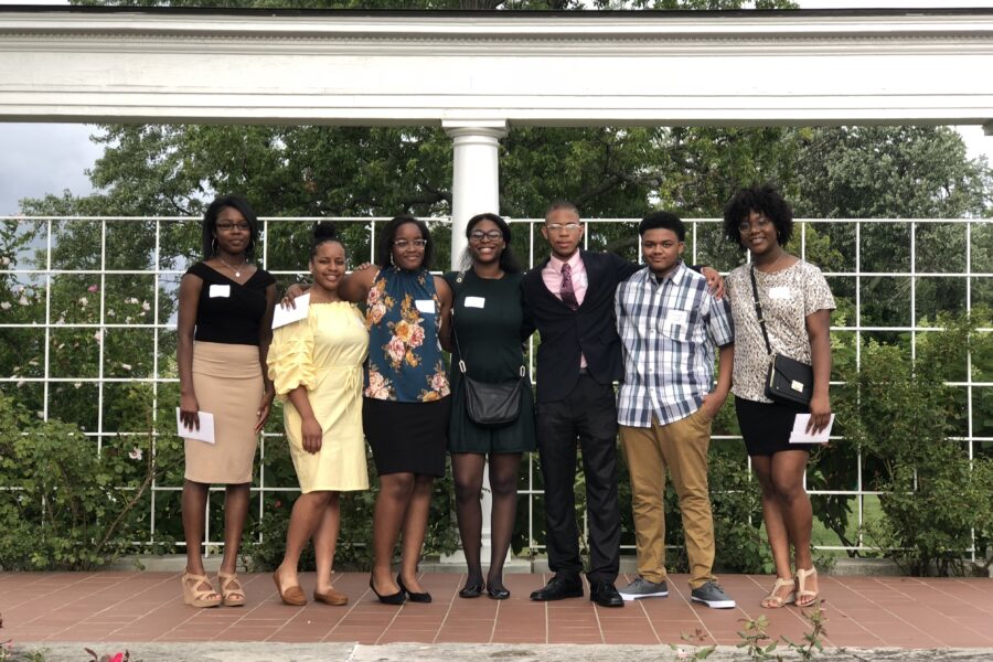 Group of Promise Scholars posing for photo